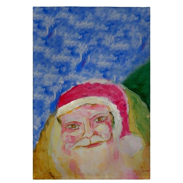 Betsy Drake Betsy Drake GT909 Santa Face Guest Towel - 20 x 20 in. GT909 - main